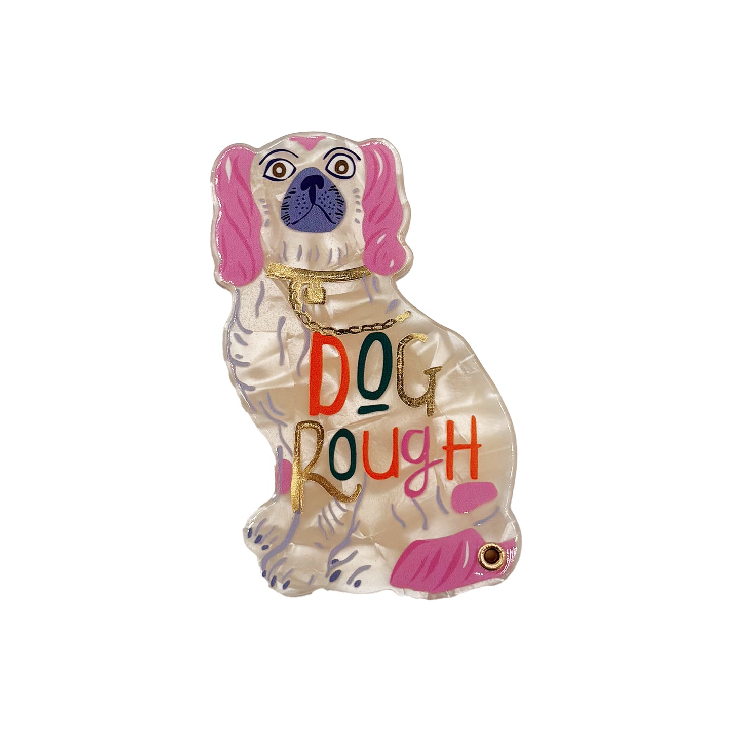 Small Talk Dog House Dog Rough Compact Mirror