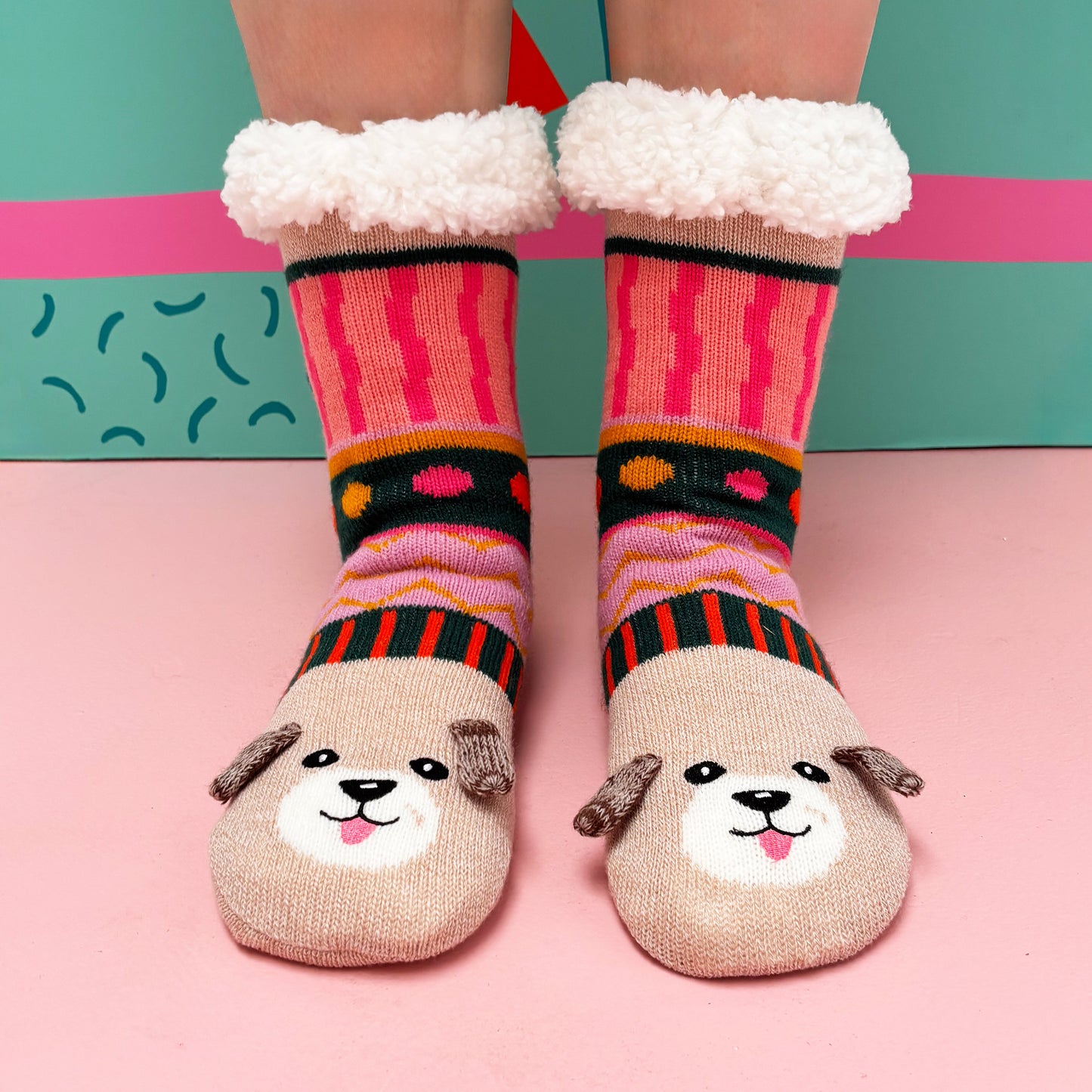 House of Disaster Dog House Slipper Socks