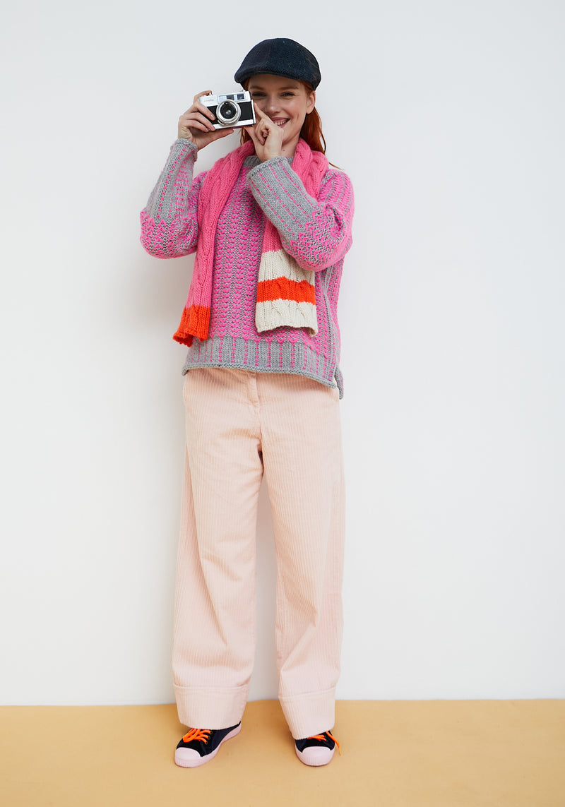 Dr Bloom Pink Prime Sweater