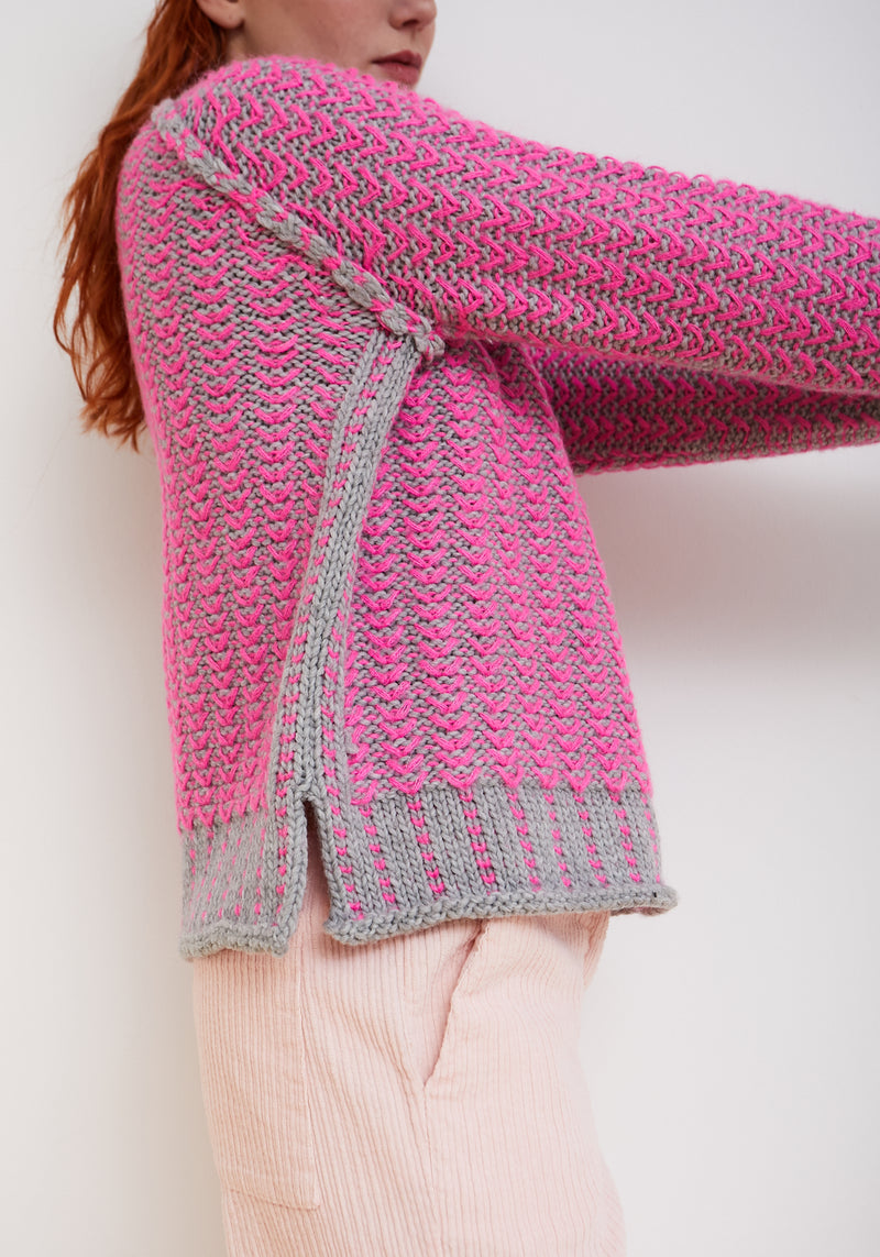 Dr Bloom Pink Prime Sweater