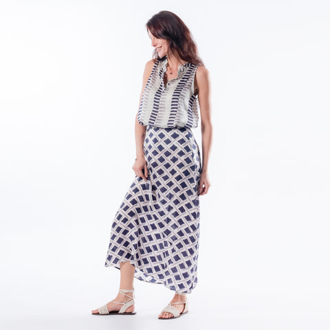 Tanavana Flora Trio Top in Grey
