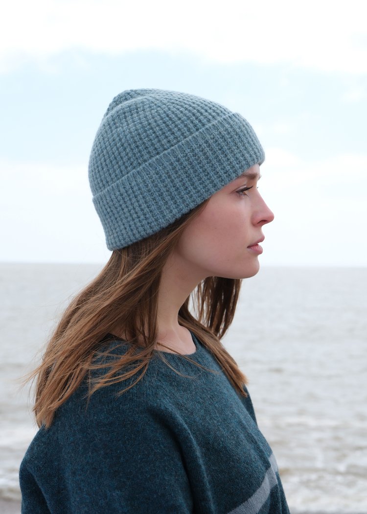 Quinton + Chadwick Beanie Hat in Sea Mist