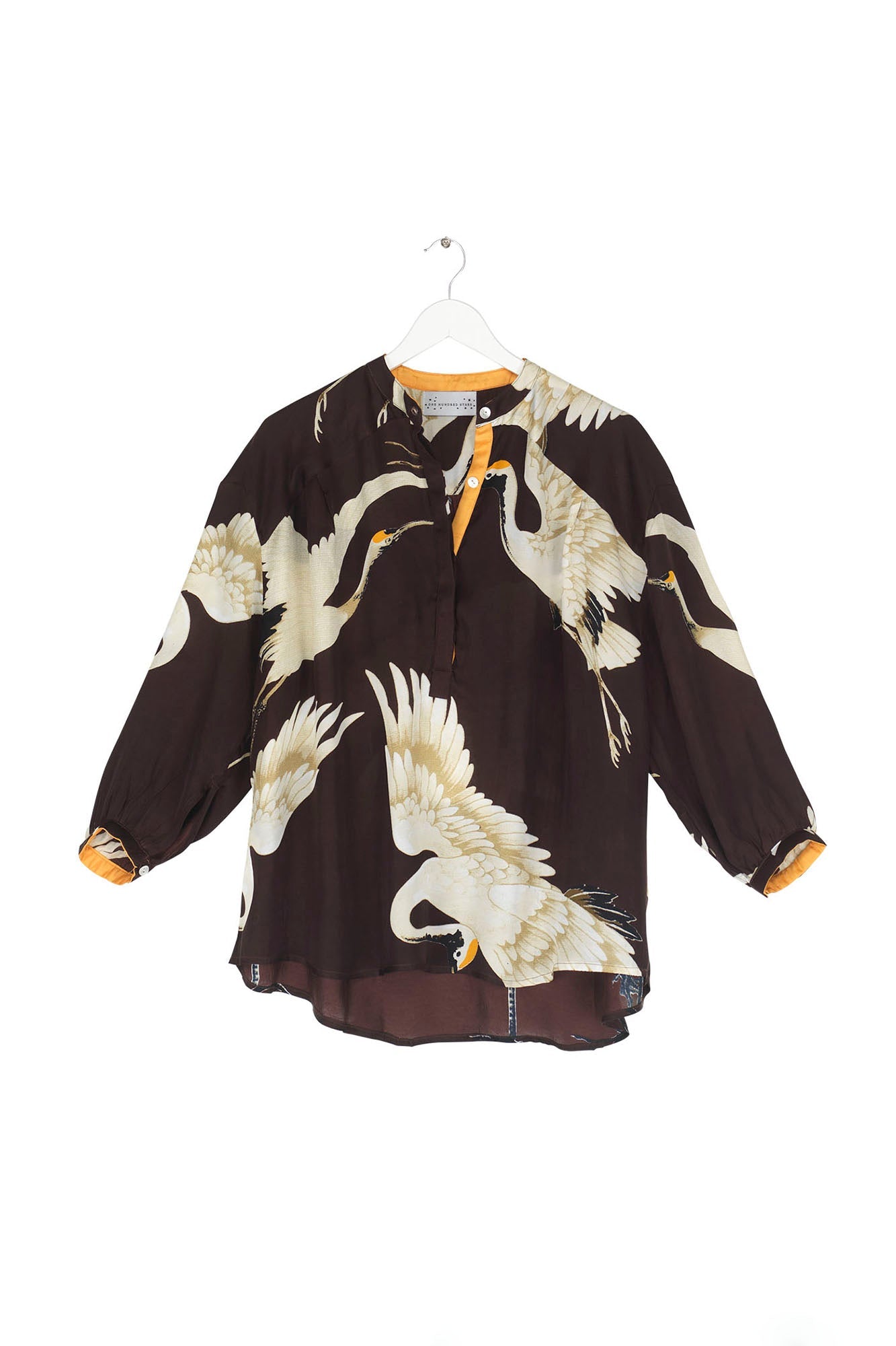 Burgundy Stork Darcy Shirt
