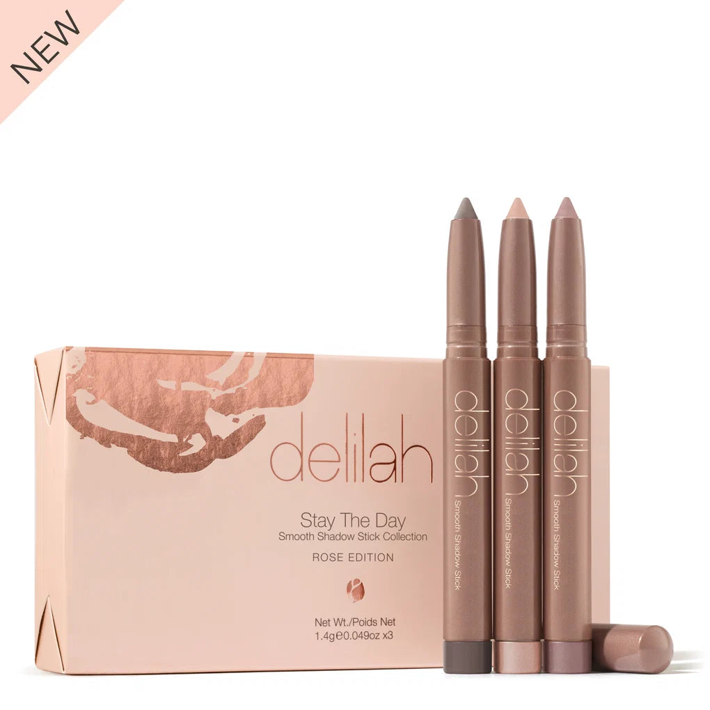 Delilah Stay The Day Smooth Shadow Stick Collection ROSE edition
