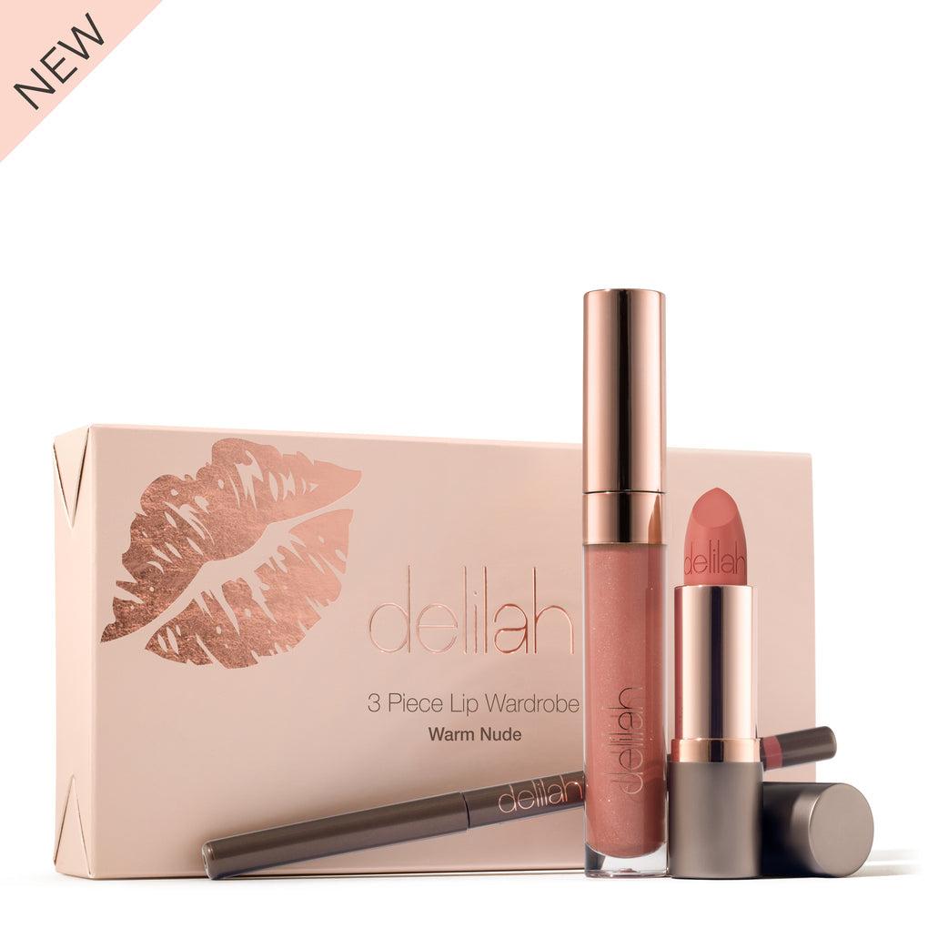Delilah 3 Piece Lip Wardrobe Warm Nude