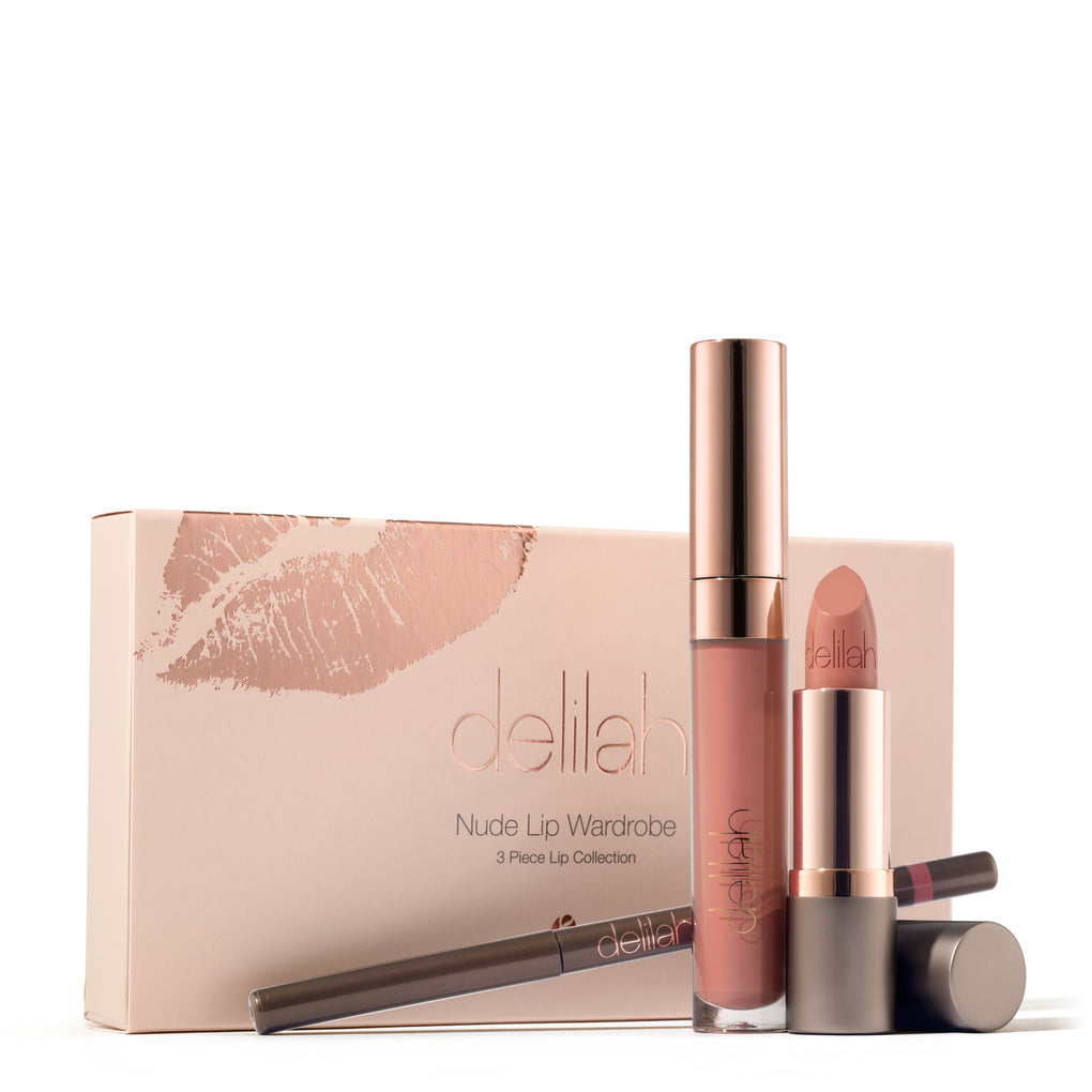 Delilah Brow Nude Lip Wardrobe Collection