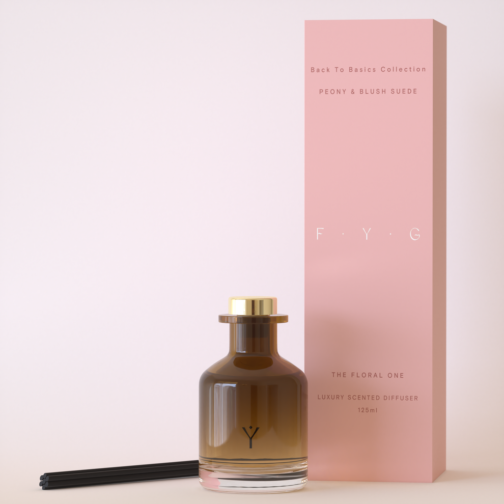 F.Y.G. 125ml Peony & Blush Suede Diffuser