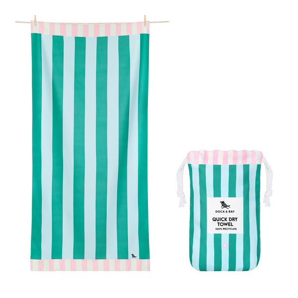 Dock & Bay Quick Dry Towels - Pastel Pier - Large  (160x90cm)