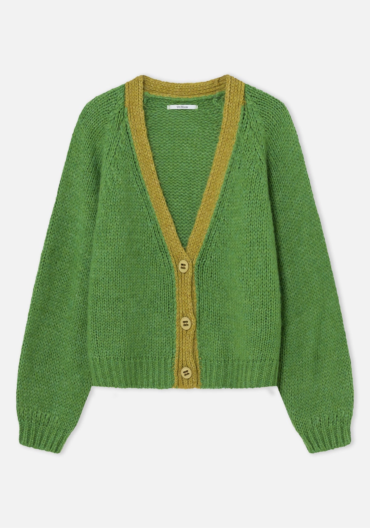 Dr Bloom Cocoon Green Cardigan