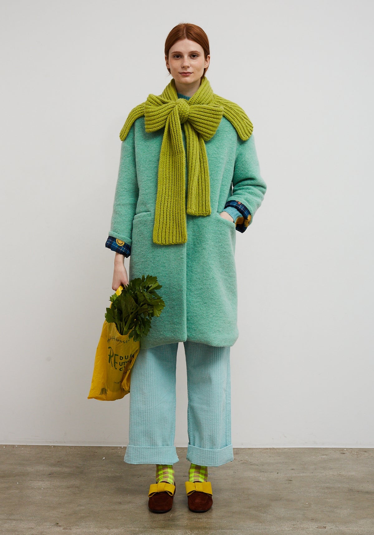 Dr Bloom Spark Pistachio Collar-Scarf