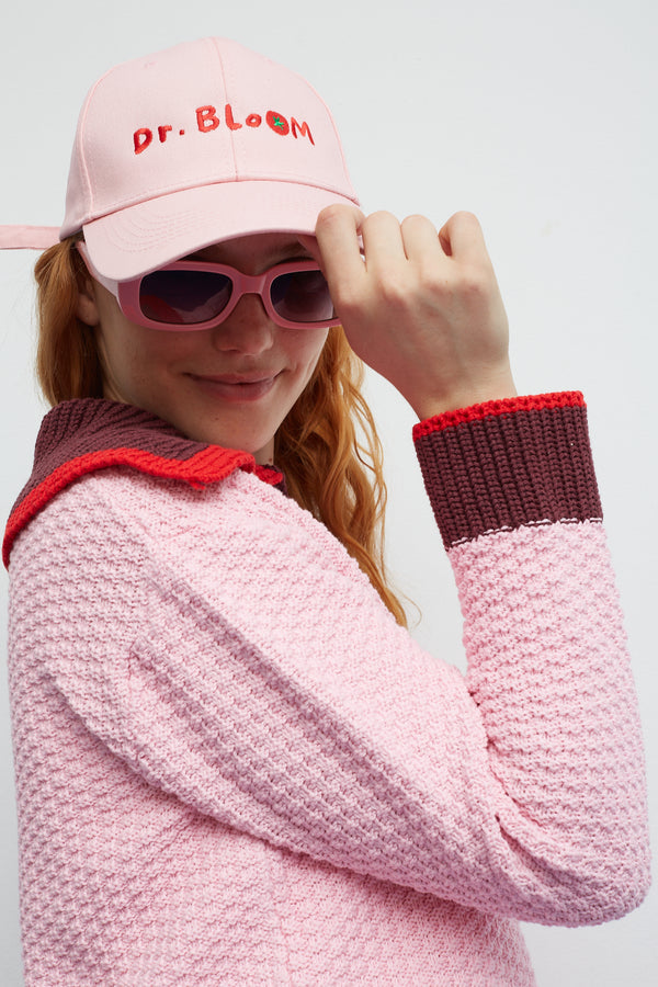 Dr Bloom Pink Match Sweater