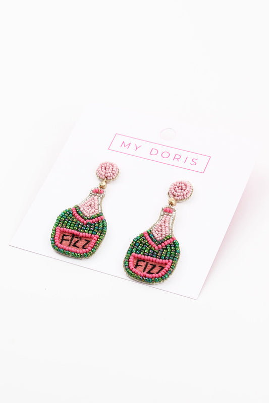 My Doris Bottle Of Fizz Earrings