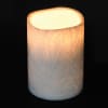Marble Effect LED Candle small