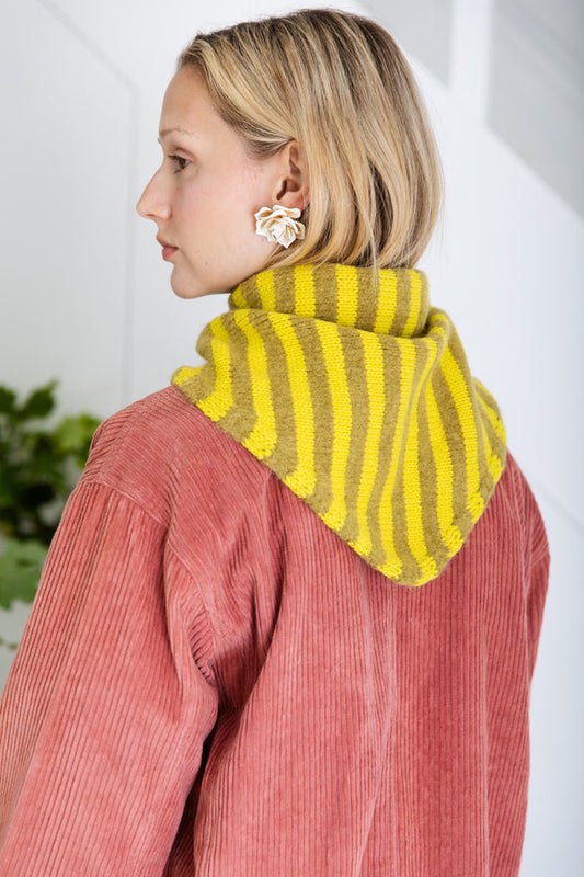 Bonte London Elizabeth Triangle Scarf in Pine