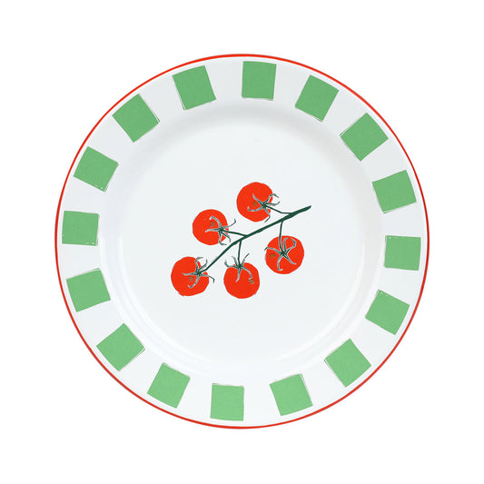 Talking Tables 20cm Tomato Enamel Plate