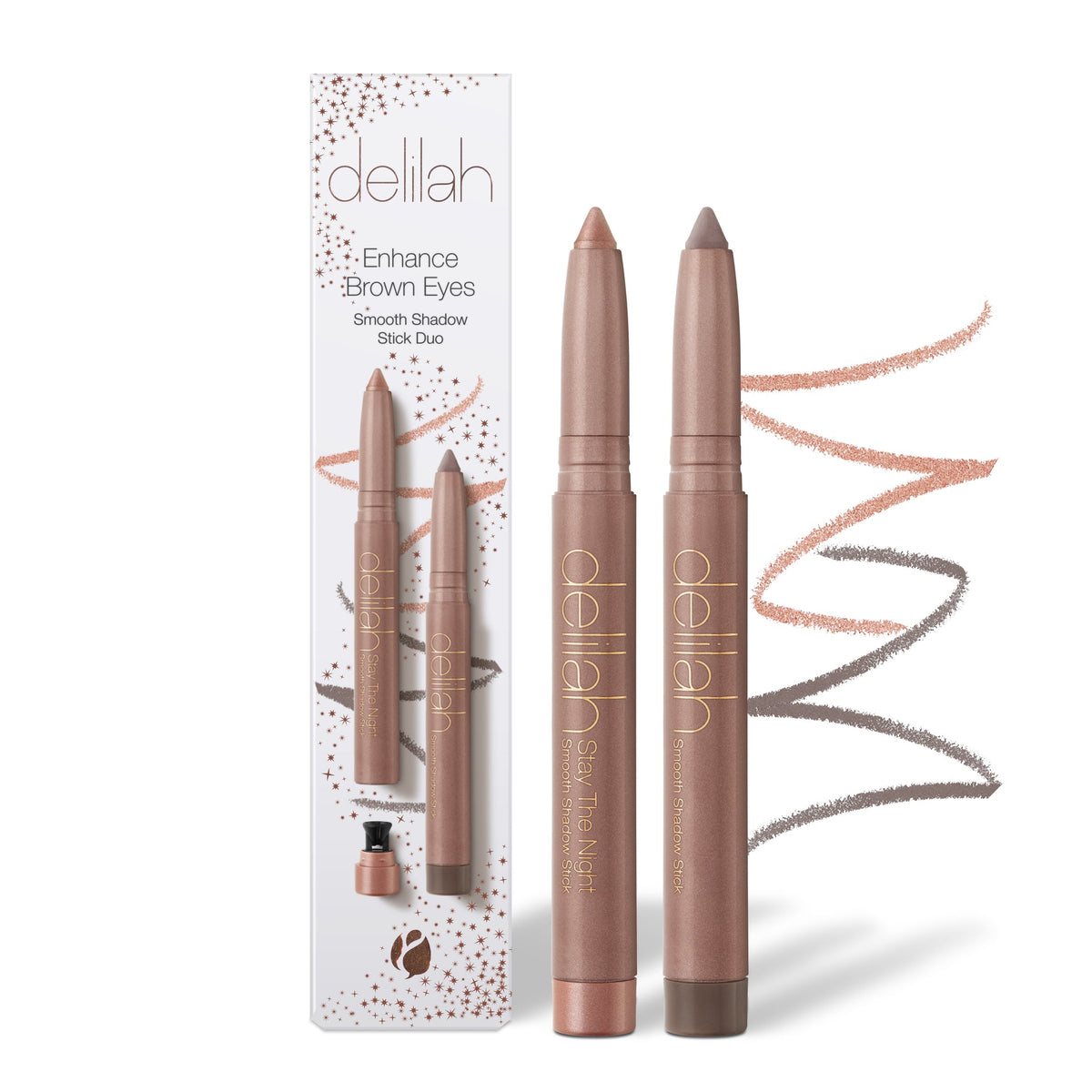 Delilah Enhance Eyes Smooth Shadow Stick Duo