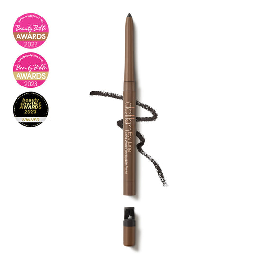 Delilah Eye Line Long Wear Retractable Pencil in Coal
