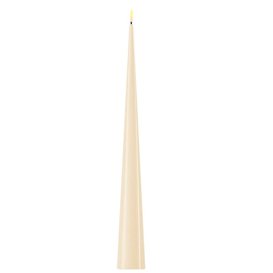 LED Flameless Cone Candle 38cm