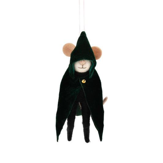 Cloaked Mouse Decoration - For Fans of 'The Traitors'