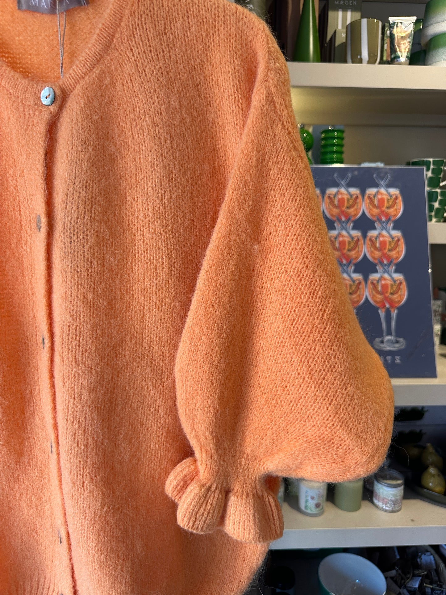 Marta Du Chateau Juliana Cardigan in Orange