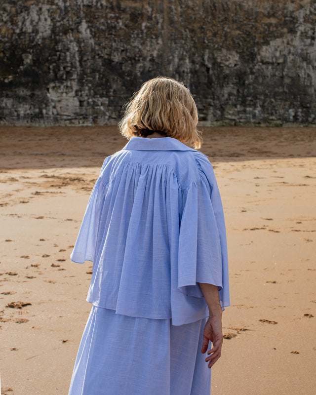 Chalk Stacey Blouse Blue Stripe