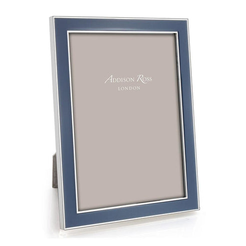 Addison Ross Denim Enamel & Silver Frame 4x6