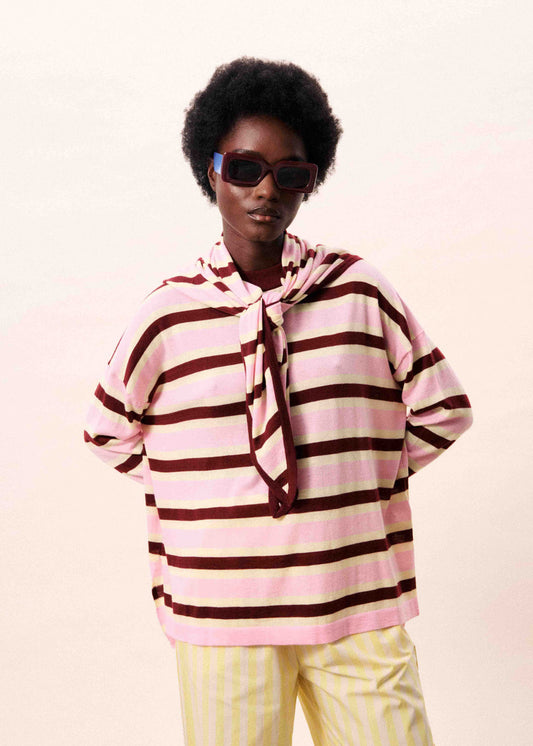 FRNCH BARACOA Scarf in Pink