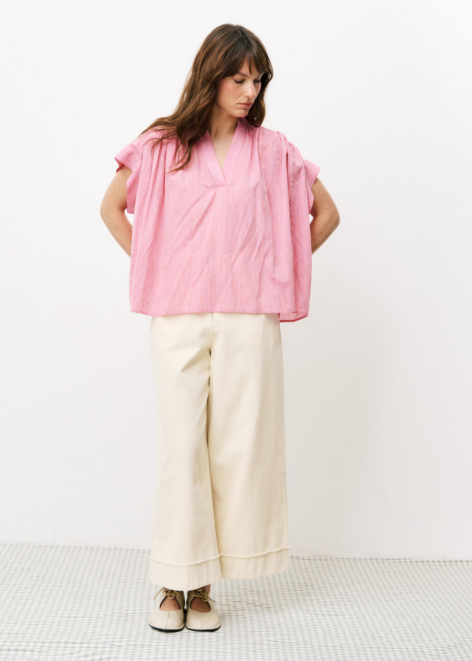FRNCH Carolyne Blouse in Rose