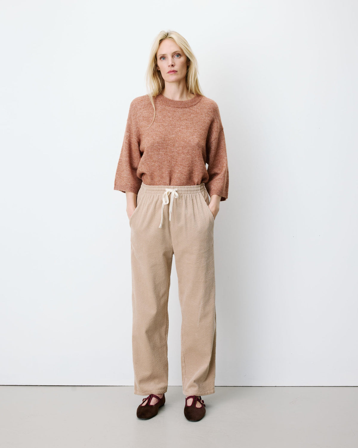 Grace & Mila Liberty Trouser in Beige