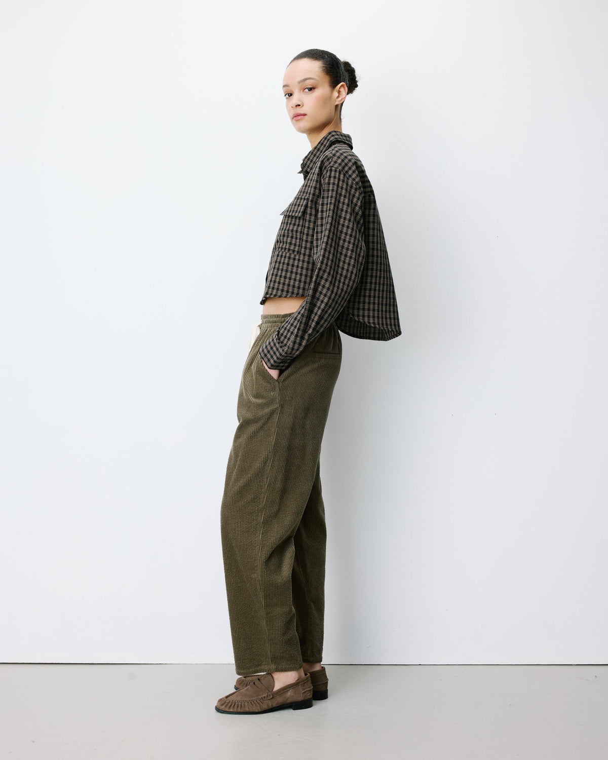 Grace & Mila Liberty Trouser in Khaki