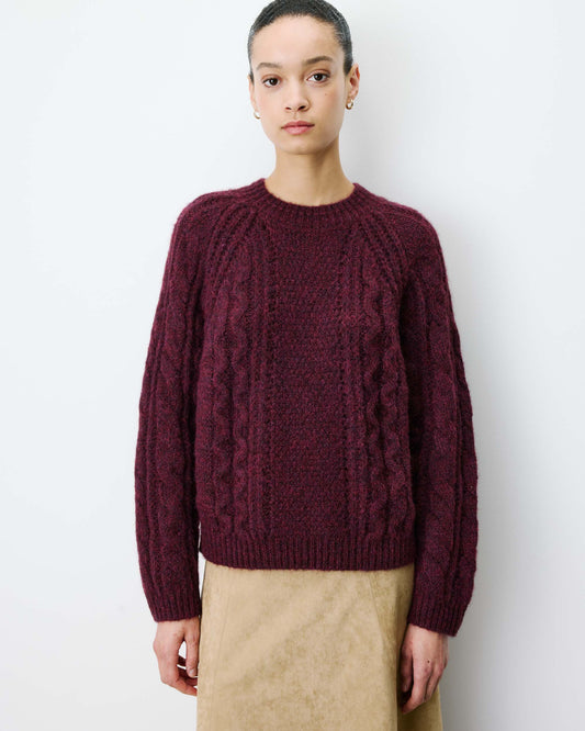 Grace & Mila Amparo Jumper in Aubergine