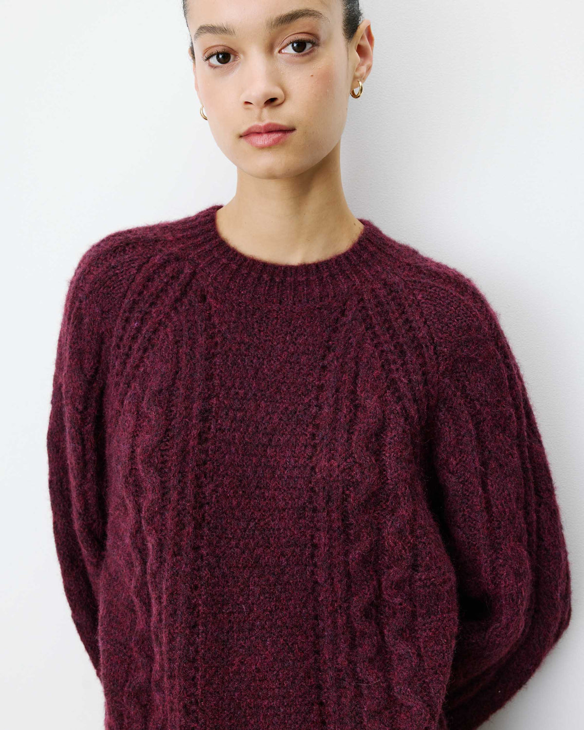 Grace & Mila Amparo Jumper in Aubergine