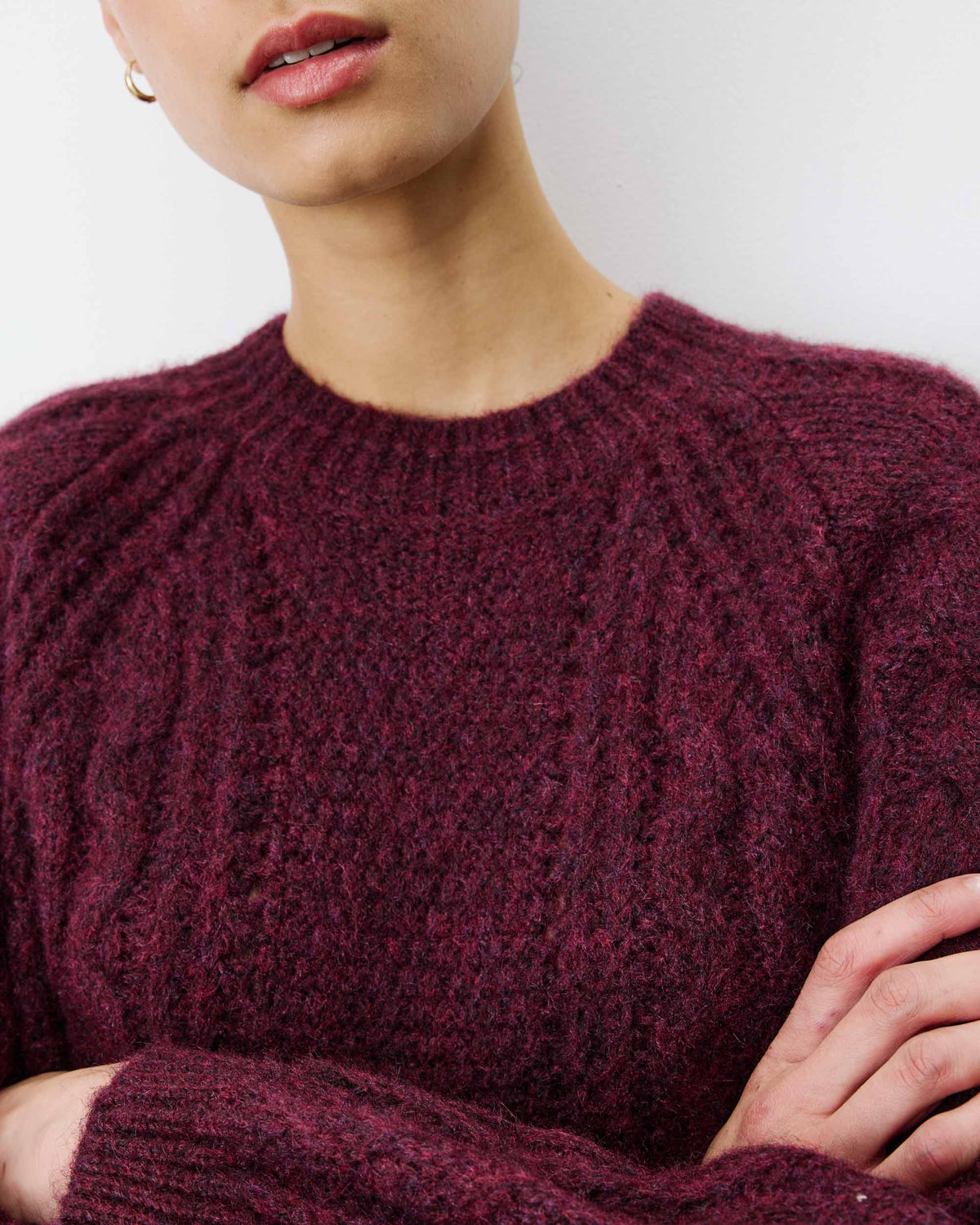 Grace & Mila Amparo Jumper in Aubergine