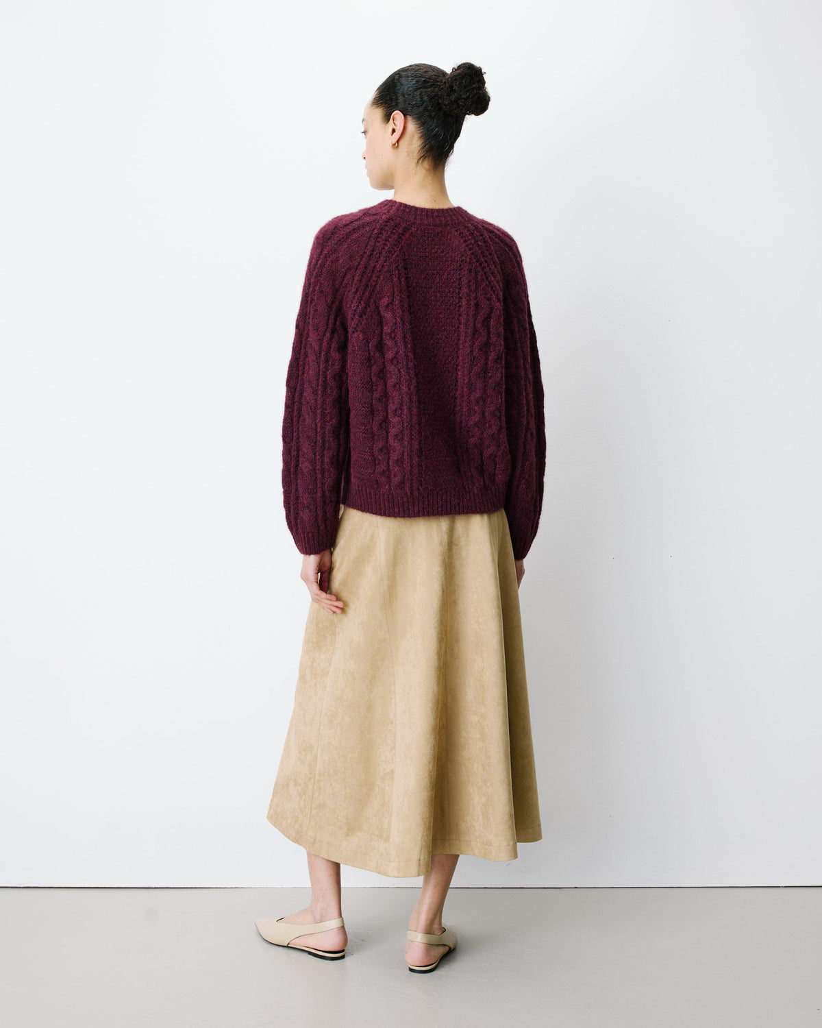 Grace & Mila Amparo Jumper in Aubergine