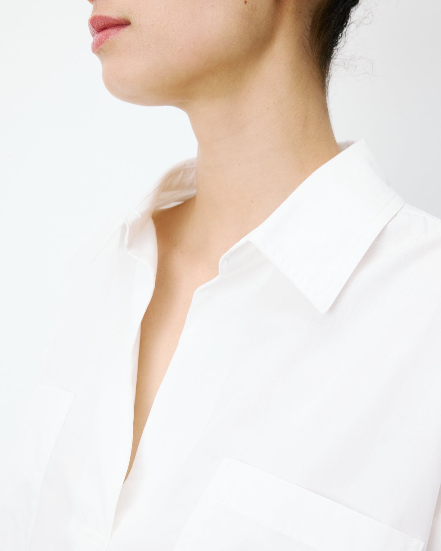 Grace & Mila Amber Oversized Blouse in Ivory