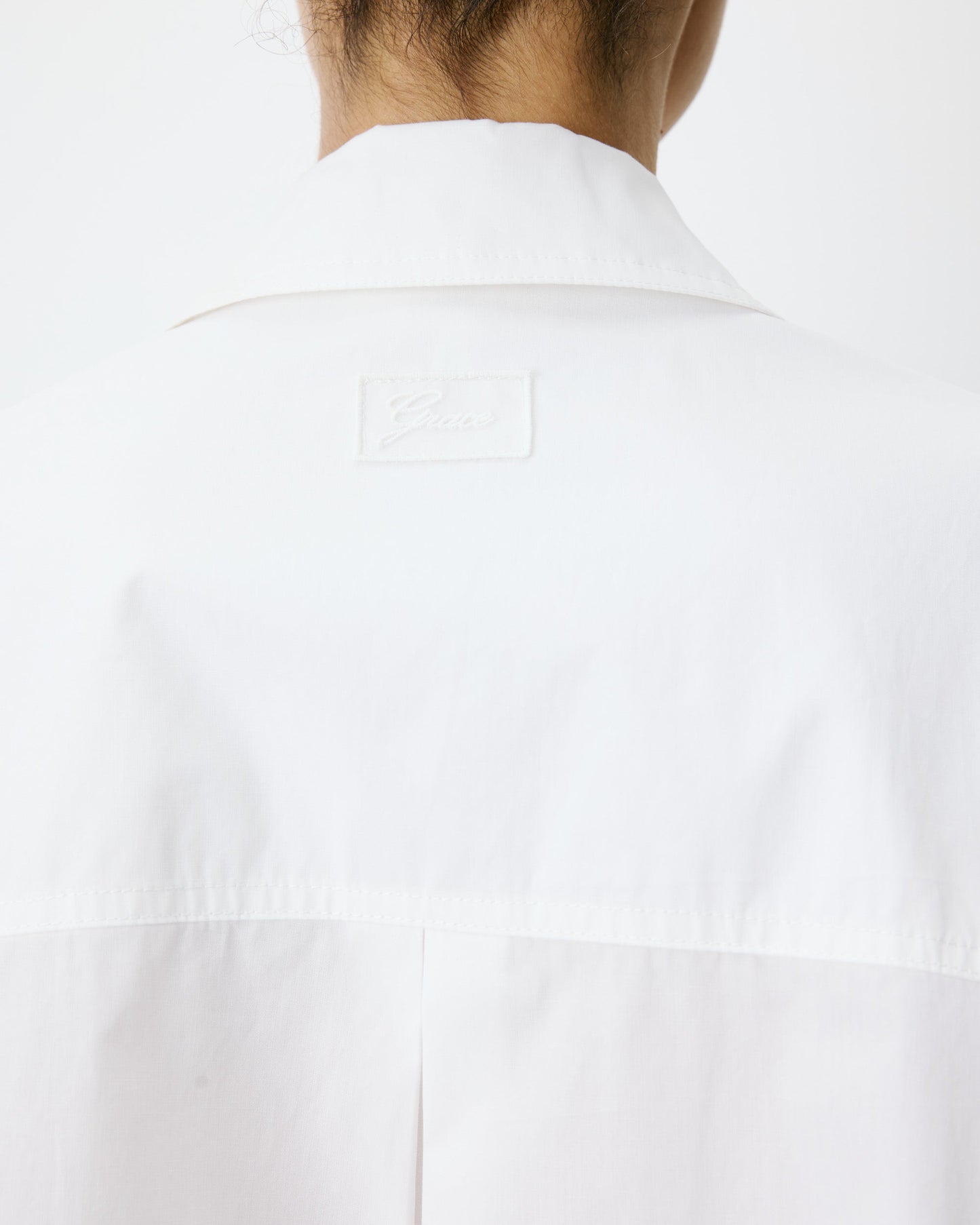 Grace & Mila Amber Oversized Blouse in Ivory