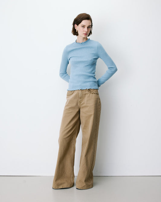 Grace & Mila Alino Sweater in Blueberry