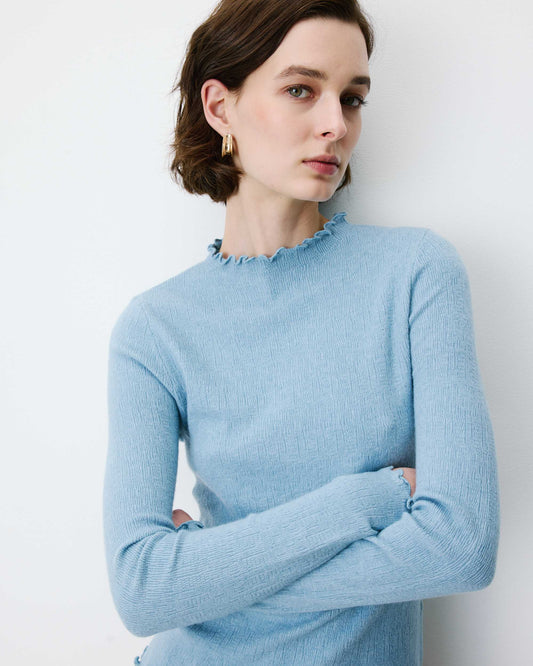 Grace & Mila Alino Sweater in Blueberry