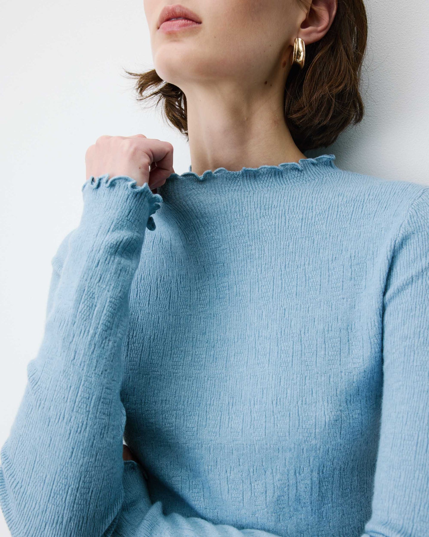 Grace & Mila Alino Sweater in Blueberry