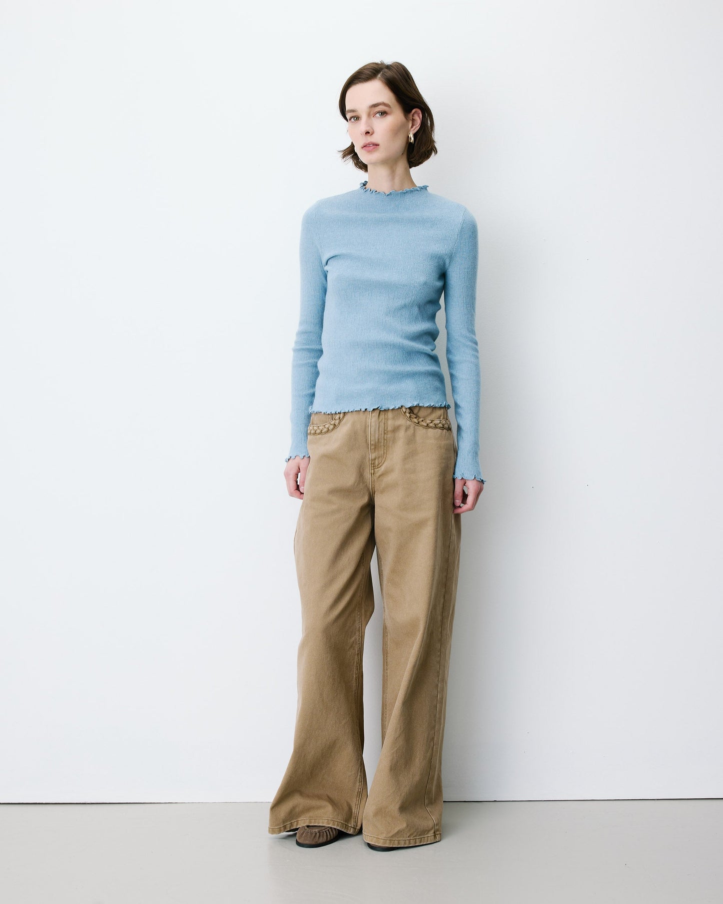 Grace & Mila Alino Sweater in Blueberry