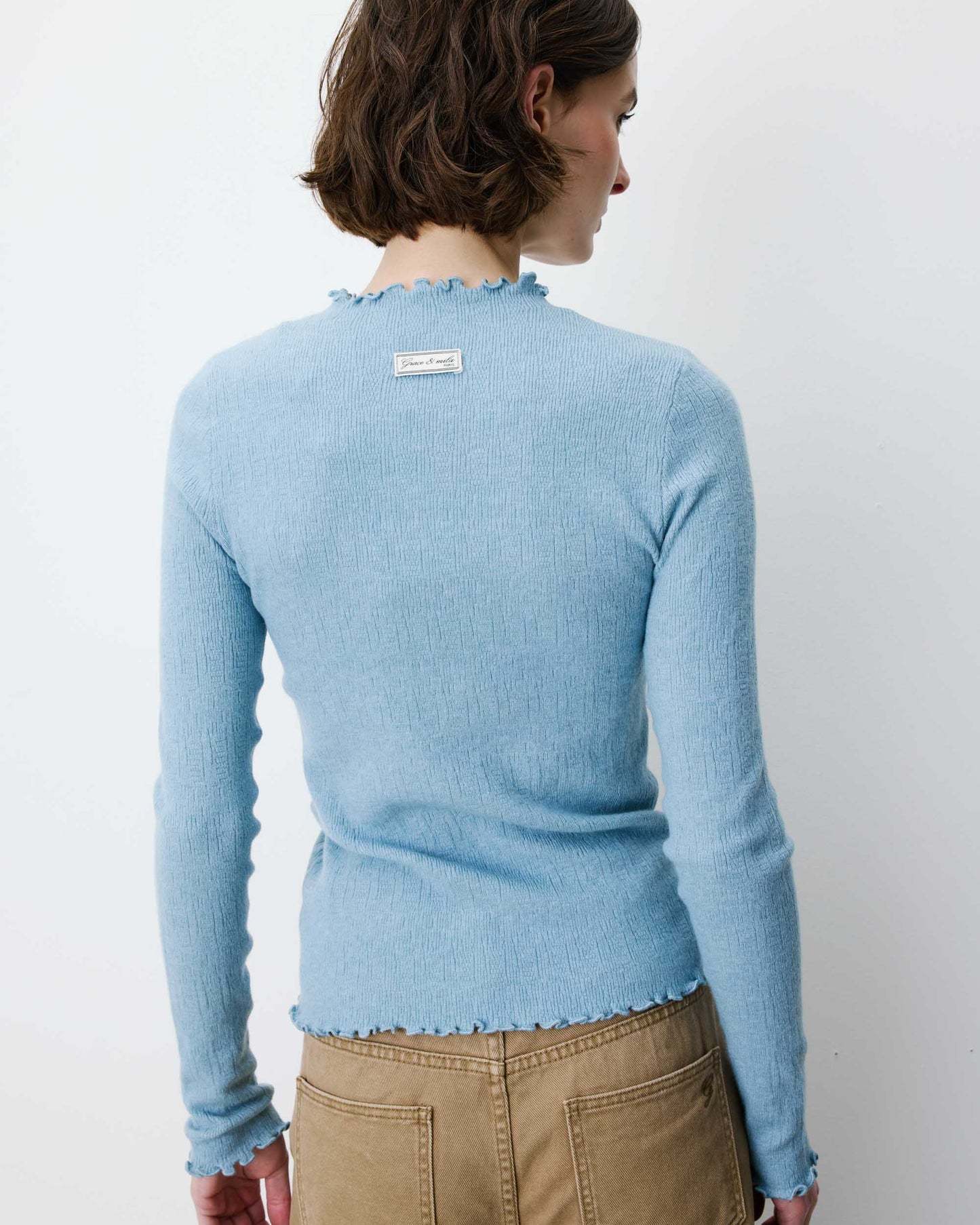 Grace & Mila Alino Sweater in Blueberry