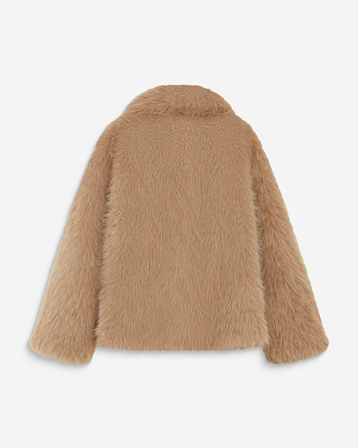 Grace & Mila Amy Faux Fur Coat in Beige