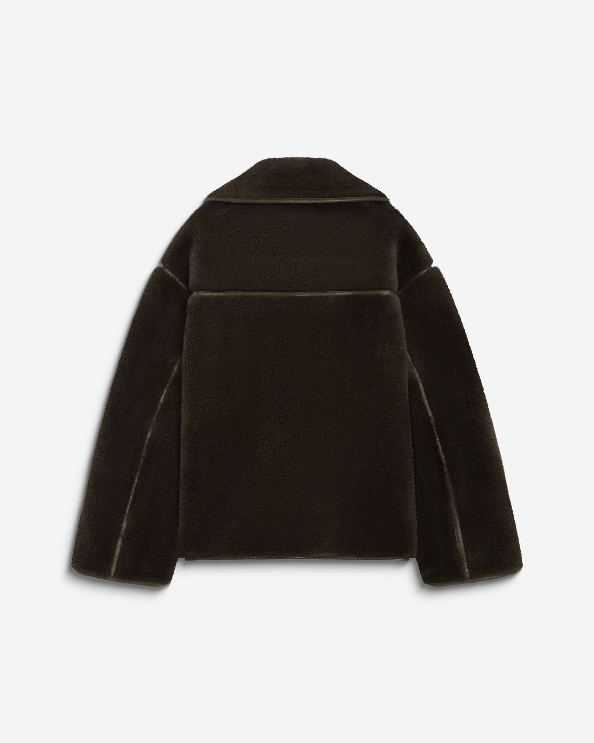 Grace & Mila Amelio Faux Fur Coat in Khaki