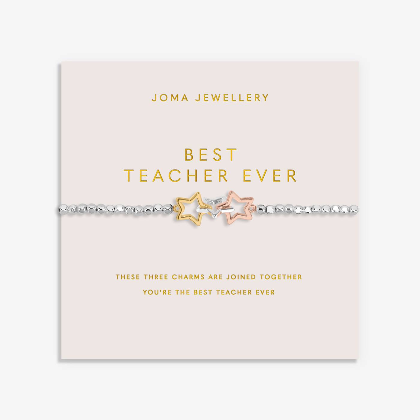 Joma Jewellery Forever Yours 'Best Teacher Ever' Bracelet