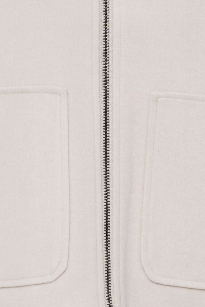 Fransa Joa Jacket in Oatmeal Melange