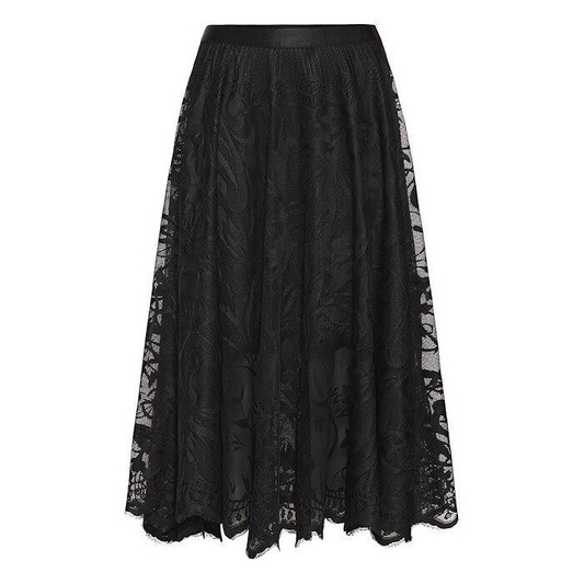 Black Fransa Lacia Skirt