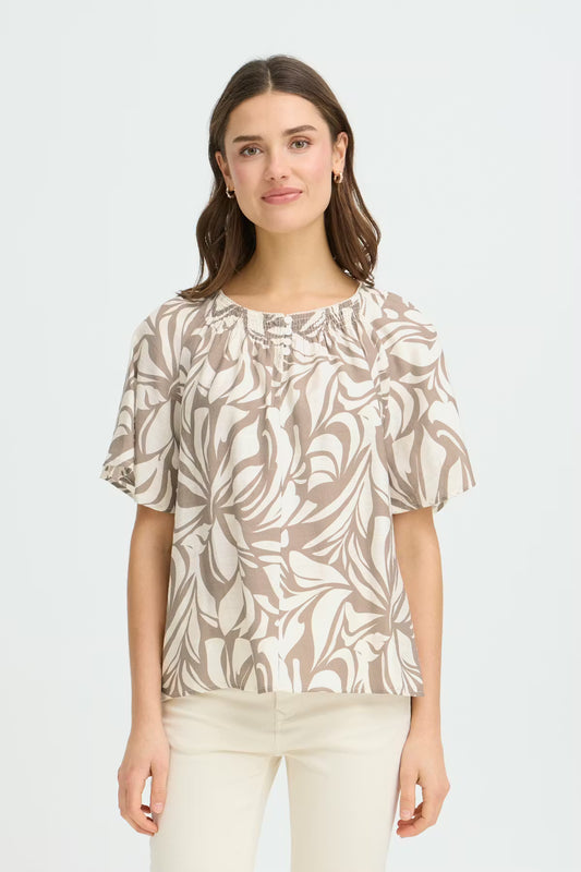 Fransa Ariana Blouse in Floral Reverie M. Trail 