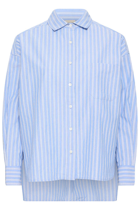 Fransa Ricky Shirt in Blue