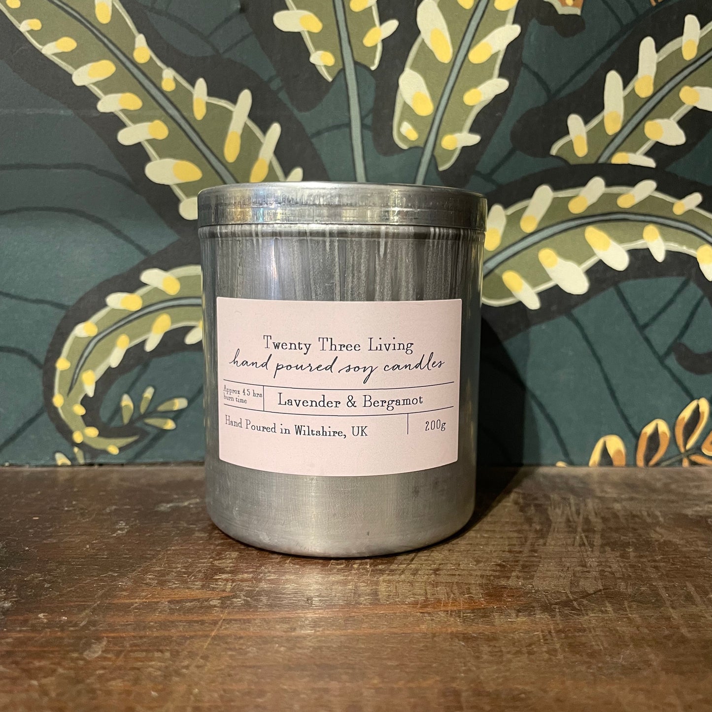 23L Travel Tin Candle - Lavender & Bergamot 200g