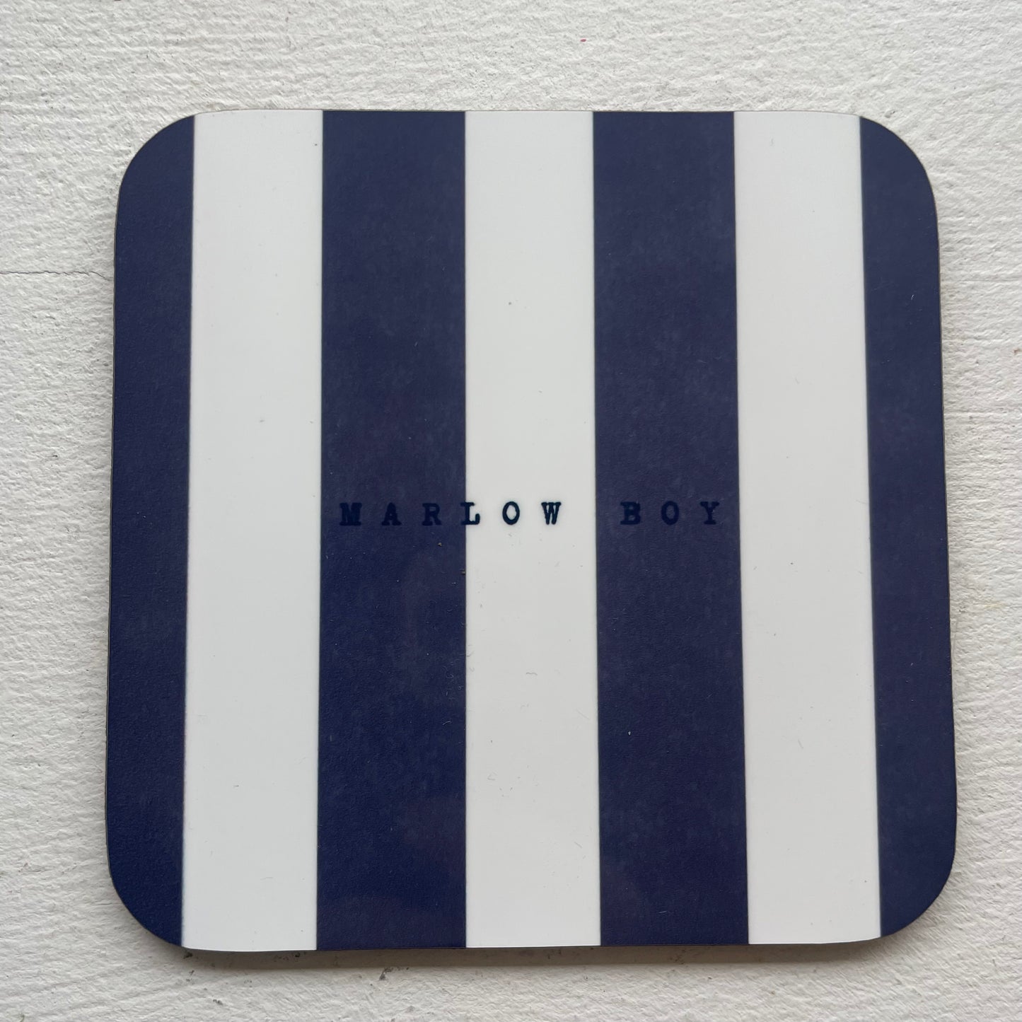 The Hambridge Artist Coaster - Marlow Boy in Slate Stripe